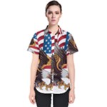 American Eagle Clip Art Women s Short Sleeve Shirt