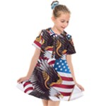 American Eagle Clip Art Kids  Short Sleeve Shirt Dress