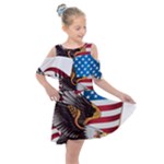 American Eagle Clip Art Kids  Shoulder Cutout Chiffon Dress