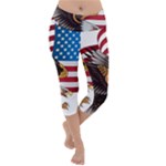 American Eagle Clip Art Lightweight Velour Capri Yoga Leggings