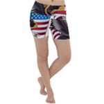 American Eagle Clip Art Lightweight Velour Yoga Shorts