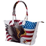 American Eagle Clip Art Canvas Shoulder Bag
