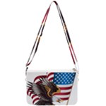 American Eagle Clip Art Double Gusset Crossbody Bag