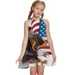 American Eagle Clip Art Kids  Halter Collar Waist Tie Chiffon Dress