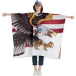 American Eagle Clip Art Women s Hooded Rain Ponchos