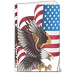 American Eagle Clip Art 8  x 10  Hardcover Notebook