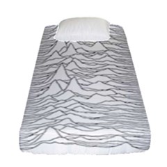 Joy Division Unknown Pleasures Fitted Sheet (single Size) by Maspions