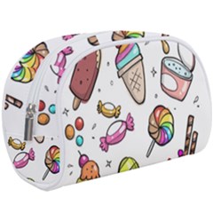 Doodle Cartoon Drawn Cone Food Make Up Case (large) by Hannah976