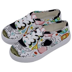Sketch Cute Child Funny Kids  Classic Low Top Sneakers by Hannah976