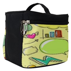 Cute Sketch Child Graphic Funny Make Up Travel Bag (small) by Hannah976