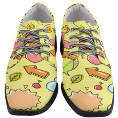 Cute Sketch Child Graphic Funny Women Heeled Oxford Shoes by Hannah976
