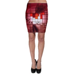 Pattern Structure Light Patterns Bodycon Skirt by Hannah976