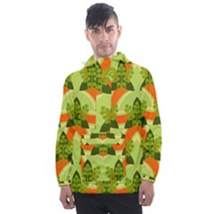 Texture Plant Herbs Herb Green Men s Front Pocket Pullover Windbreaker by Hannah976