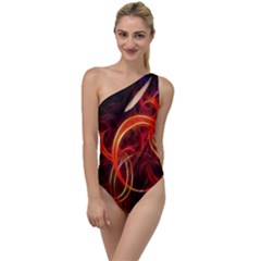 Colorful Prismatic Chromatic To One Side Swimsuit by Hannah976