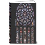 Rosette Cathedral 8  x 10  Hardcover Notebook