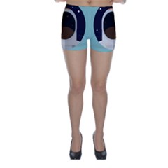 Astronaut Space Astronomy Universe Skinny Shorts by Sarkoni