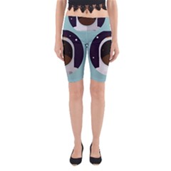 Astronaut Space Astronomy Universe Yoga Cropped Leggings by Sarkoni