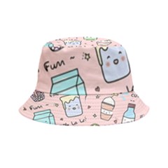 Drink Cocktail Doodle Coffee Inside Out Bucket Hat
