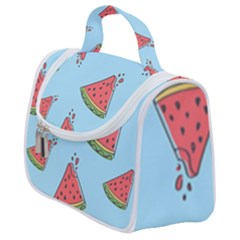 Watermelon Fruit Pattern Tropical Satchel Handbag by Apen