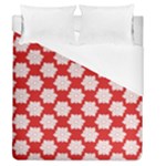 Christmas Snowflakes Background Pattern Duvet Cover (Queen Size)