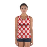 Christmas Snowflakes Background Pattern Sport Tank Top 
