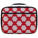 Christmas Snowflakes Background Pattern Full Print Lunch Bag