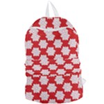 Christmas Snowflakes Background Pattern Foldable Lightweight Backpack