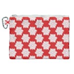 Christmas Snowflakes Background Pattern Canvas Cosmetic Bag (XL)