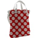 Christmas Snowflakes Background Pattern Canvas Messenger Bag View2