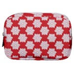 Christmas Snowflakes Background Pattern Make Up Pouch (Small)