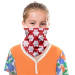 Christmas Snowflakes Background Pattern Face Covering Bandana (Kids)