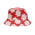 Christmas Snowflakes Background Pattern Bucket Hat