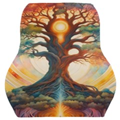 Tree Cosmic Spiritual Meditation Car Seat Back Cushion  by Apen