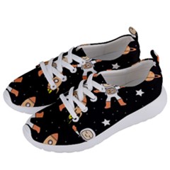 Astronaut Space Rockets Spaceman Women s Lightweight Sports Shoes by Ravend