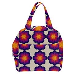 Flower Pattern Design Seamless Boxy Hand Bag by Ravend