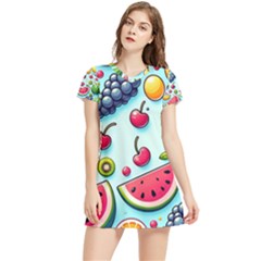 Fruits Sweet Pattern Women s Sports Skirt by Ravend