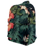 Flowers Monstera Foliage Tropical Classic Backpack