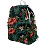 Flowers Monstera Foliage Tropical Top Flap Backpack