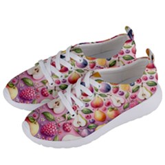 Fruits Apple Strawberry Raspberry Women s Lightweight Sports Shoes by Ravend