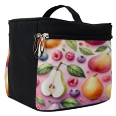 Fruits Apple Strawberry Raspberry Make Up Travel Bag (small) by Ravend