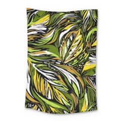 Foliage Pattern Texture Background Small Tapestry