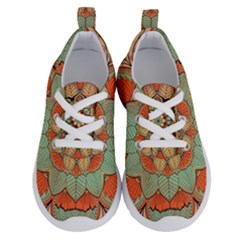 Mandala Floral Decorative Flower Running Shoes by Ravend