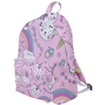 Beautiful Cute Animals Pattern Pink The Plain Backpack