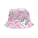 Beautiful Cute Animals Pattern Pink Bucket Hat