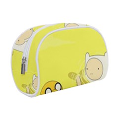 Adventure Time Jake The Dog Finn The Human Artwork Yellow Make Up Case (small) by Sarkoni