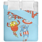 Adventure Time Avengers Age Of Ultron Duvet Cover Double Side (California King Size)