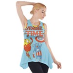 Adventure Time Avengers Age Of Ultron Side Drop Tank Tunic