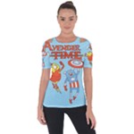 Adventure Time Avengers Age Of Ultron Shoulder Cut Out Short Sleeve Top