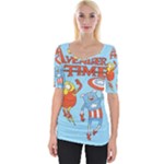 Adventure Time Avengers Age Of Ultron Wide Neckline T-Shirt