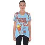Adventure Time Avengers Age Of Ultron Cut Out Side Drop T-Shirt